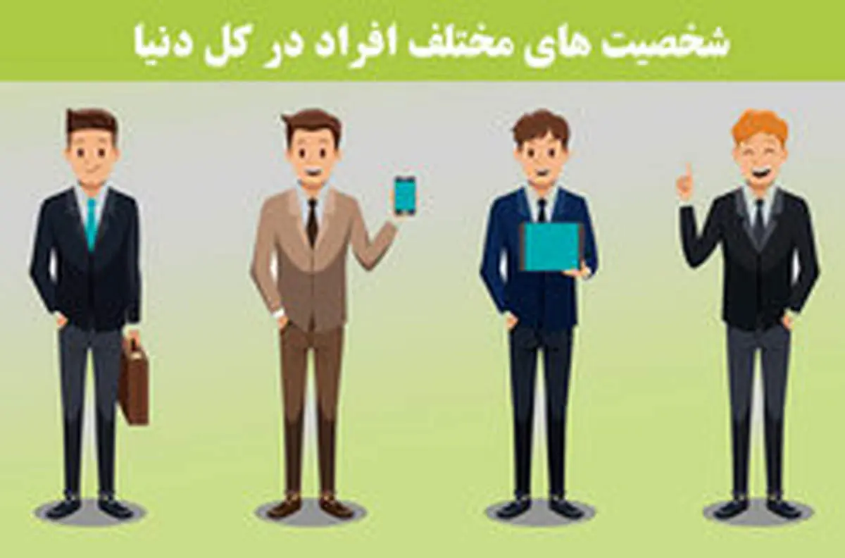 ویژگی های انواع تیپ های شخصیتی در دنیا