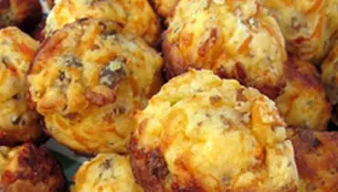 طرز تهیه مافین سوسیس و چدار