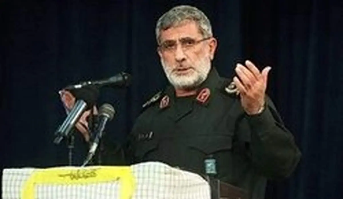 پیام مهم سردار قاآنی به زیاد النخاله دبیرکل جنبش جهاد اسلامی