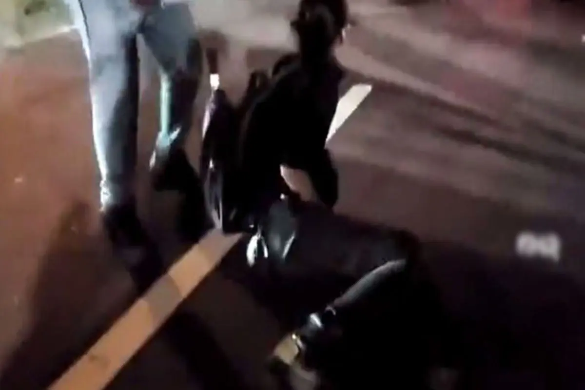 تیراندازی پلیس آمریکا به سمت معترضان در آتلانتا + فیلم