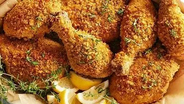 طرز تهیه مرغ سوخاری پولکی به سبک رستورانی