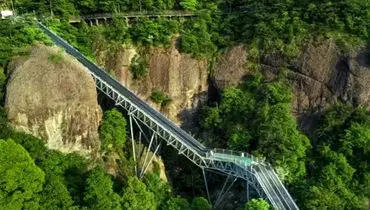 پله‌برقی کوه‌نوردی؛ جاذبه‌ای نوآورانه در کوه لینگ‌شان چین+ فیلم