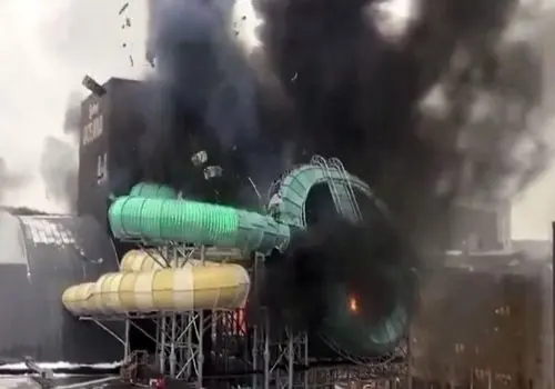 آتش سوزی مهیب در حوالی اتوبان شهید رجایی تهران+ فیلم