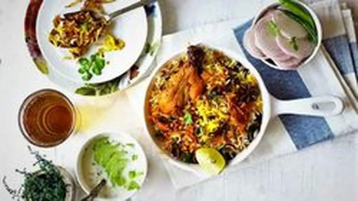 طرز تهیه بریانی مرغ کویتی