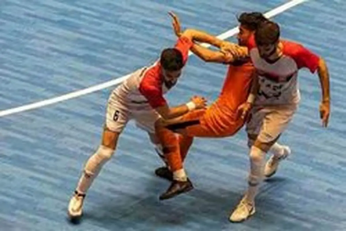 درگیری در فینال برگشت لیگ برتر فوتسال