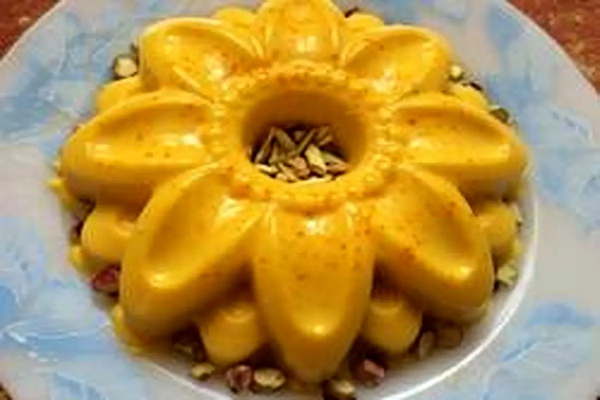 طرز تهیه کرم زعفرانی