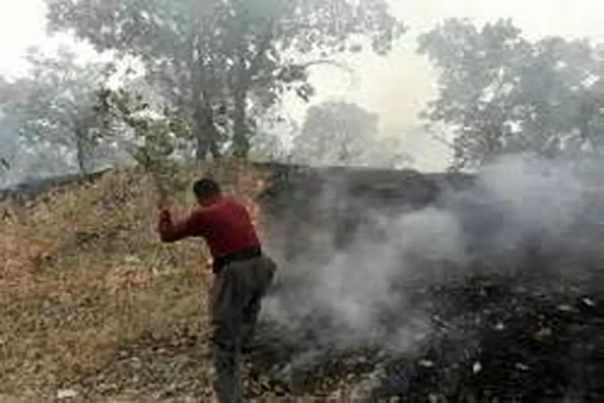 فوت ۳ نفر در اثر آتش‌سوزی مراتع پاوه کرمانشاه