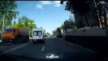 سبقت و سرعت غیر مجاز و تصادف وحشتناک+فیلم