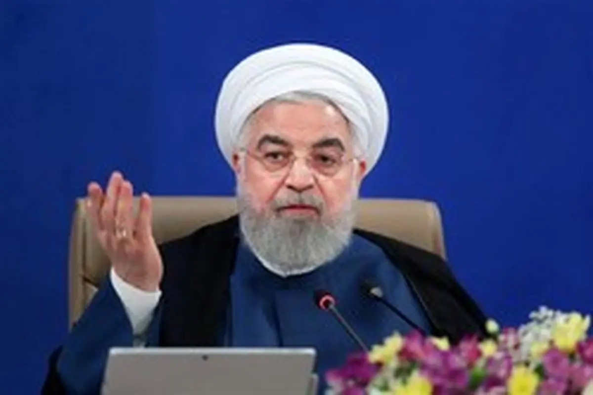 خوش آمد گویی روحانی به قالیباف در اولین جلسه رسمی