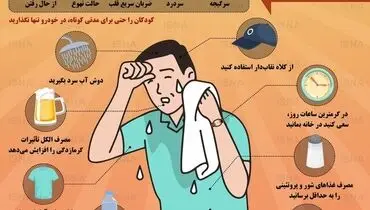 اینفوگرافی / نکاتی برای جلوگیری از گرمازدگی