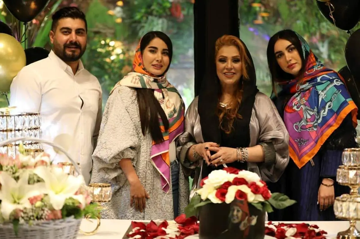 نسرین مقانلو در روز تولدش