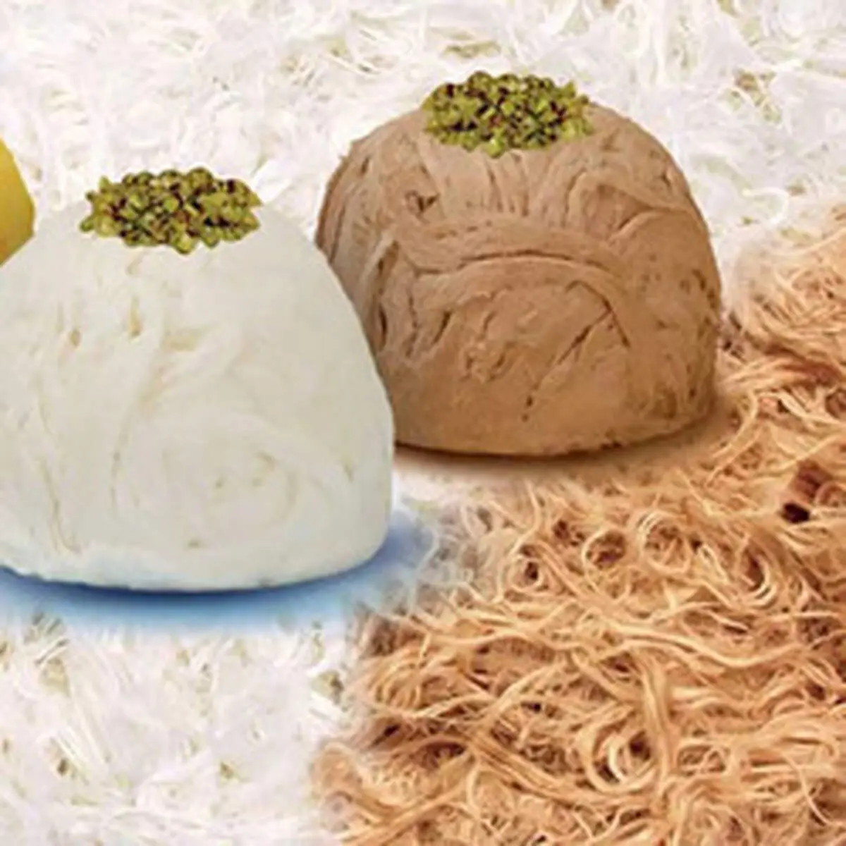 طرز تهیه پشمک طلایی در خانه