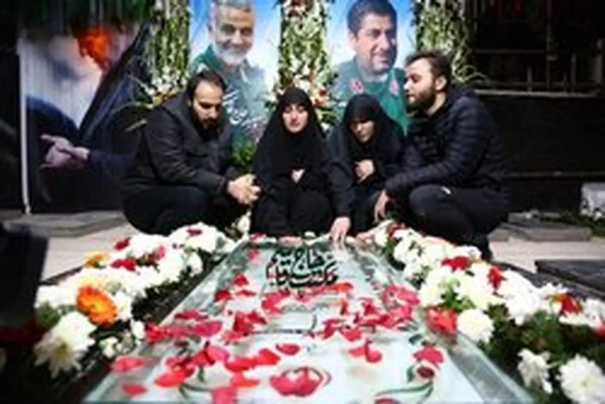 قول متفاوت یک دختر ۱۱ ساله به فرزندان سردار سلیمانی /ماجرای گریه کردن در آغوش حاج قاسم چه بود؟+عکس