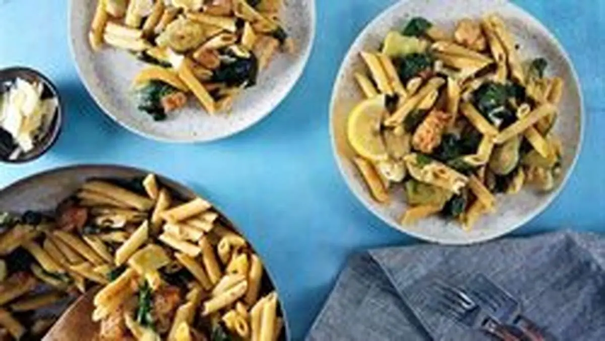 طرز تهیه پاستا لیمویی و اسفناج با طعمی بی نظیر