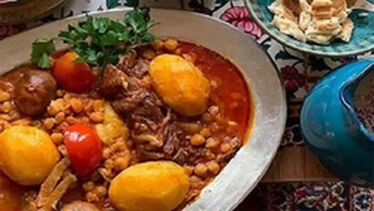 طرز تهیه انواع آبگوشت یخنی، غذای محلی