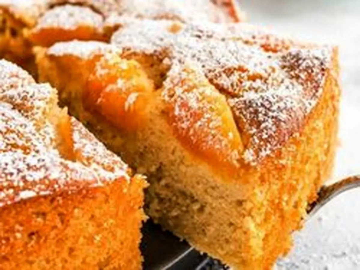 طرز تهیه کیک زردآلو خوشمزه
