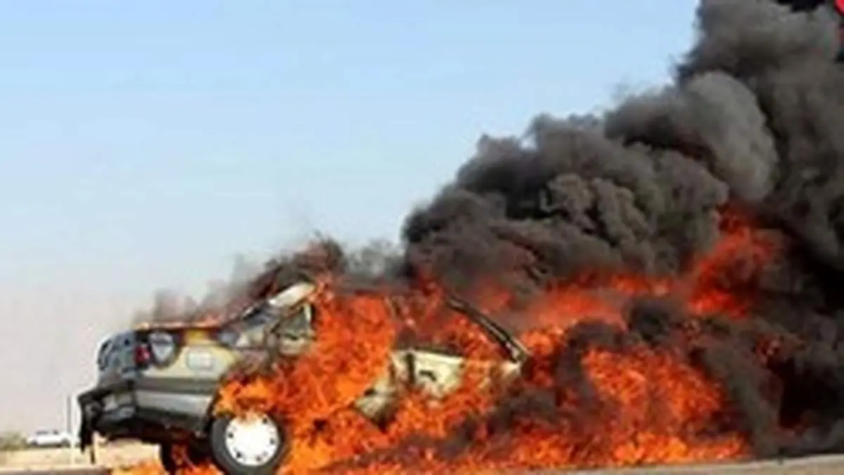 زنده زنده سوختن ۴ سرنشین پژو در ماهشهر