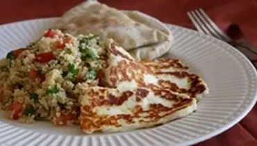 طرز تهیه تبوله با پنیر کبابی، شام متفاوت