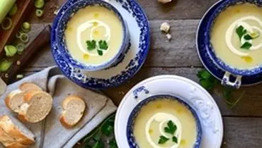 طرز تهیه ساده سوپ فرانسوی خامه‌ای