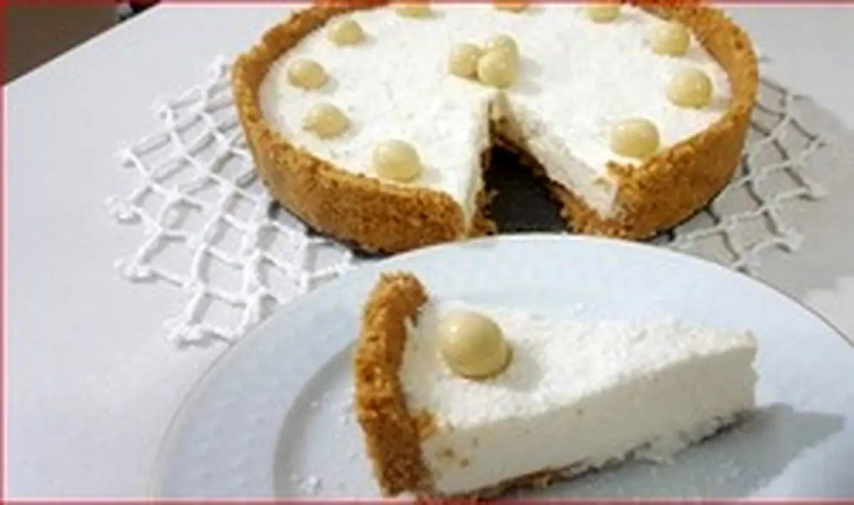 طرز تهیه چیز کیک یخچالی رافائلو