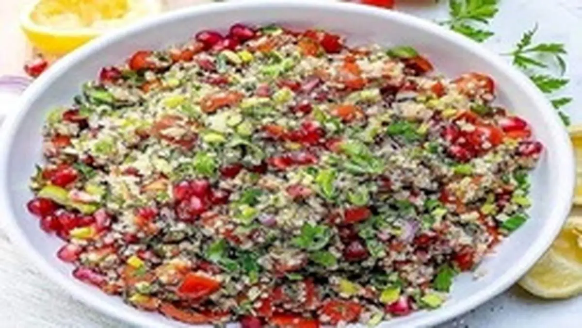 طرز تهیه سالاد تبوله