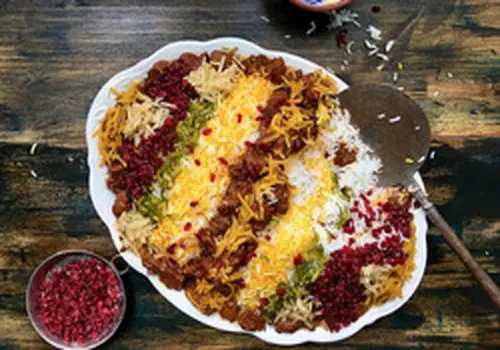 طرز تهیه مرصع پلو مجلسی