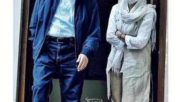 ژست کرونایی فاطمه‌معتمد آریا و علی نصیریان
