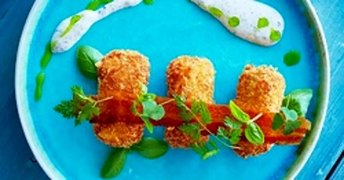 طرز تهیه کراکت گوشت و پنیر