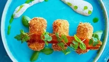 طرز تهیه کراکت گوشت و پنیر
