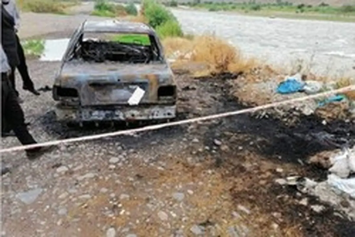 خودکشی هولناک مرد تهرانی و پسر خردسالش داخل پراید آتشین+عکس