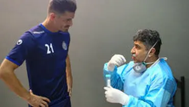 بوسه کرونایی «وریا غفوری» و دخترش +عکس