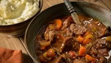 طرز تهیه خورش انگلیسی با سبزیجات فصل