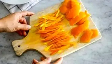 فوت و فن تهیه خلال پوست پرتقال