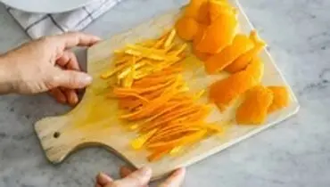 فوت و فن تهیه خلال پوست پرتقال