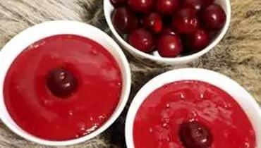 طرز تهیه دسر آلبالو
