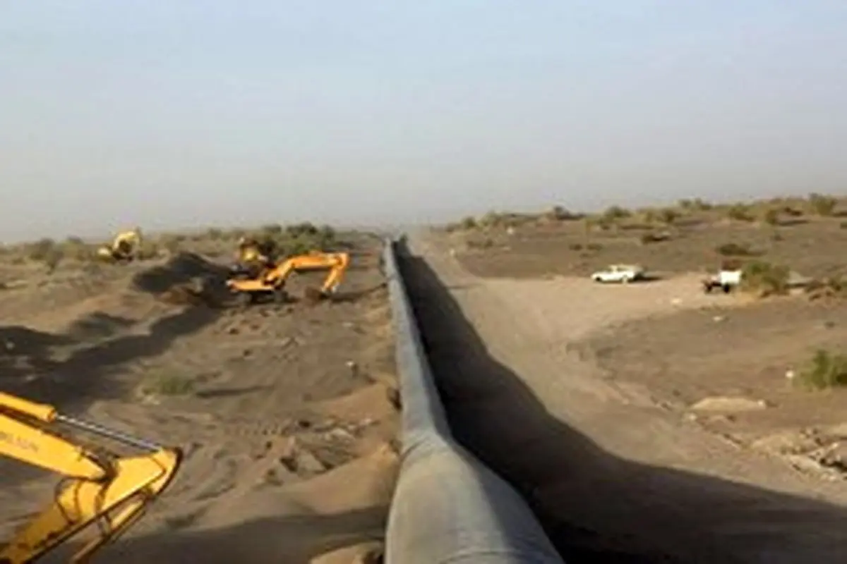 بازش:عملیات انتقال خط لوله انتقال گاز ایرانشهر به چابهار ۵۰درصد پیشرفت دارد