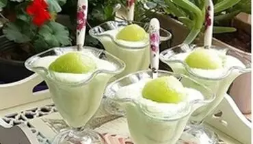 طرز تهیه دسر طالبی