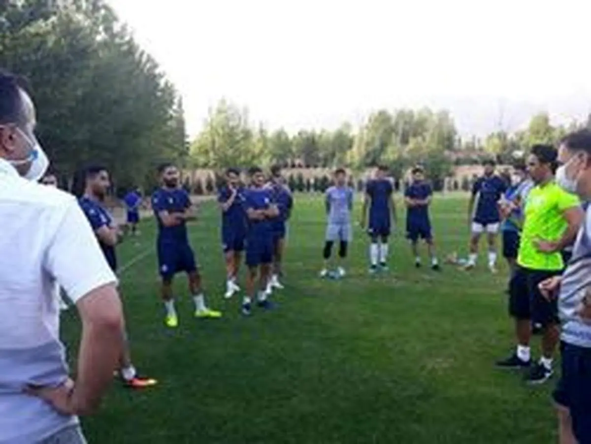 آماده‌باش مجیدی به میلیچ در تمرین استقلال