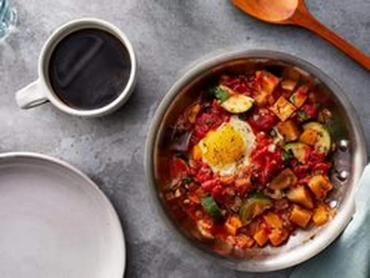 طرز تهیه صبحانه سبزیجات راتاتویی