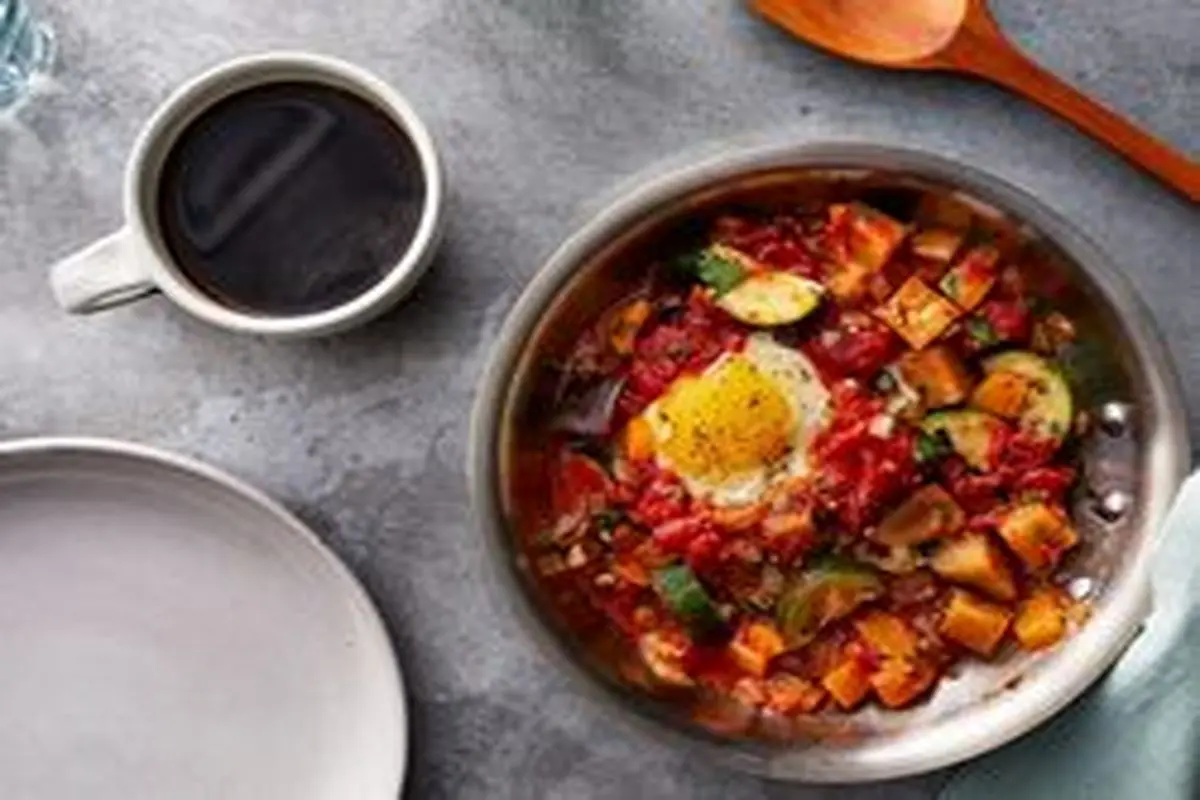 طرز تهیه صبحانه سبزیجات راتاتویی