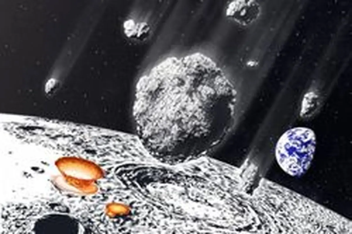 بمباران سیارکی زمین و ماه در ۸۰۰ میلیون سال پیش