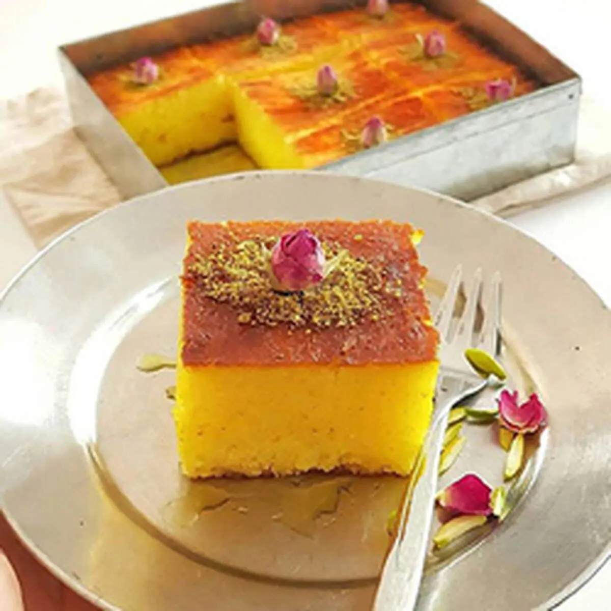طرز تهیه کیک شربتی خوشمزه