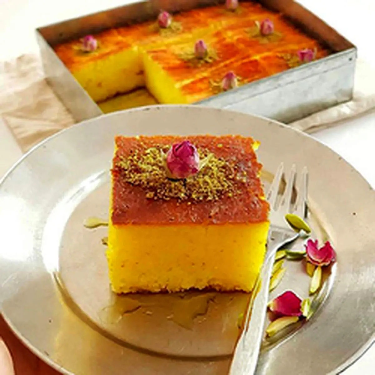 طرز تهیه کیک شربتی خوشمزه
