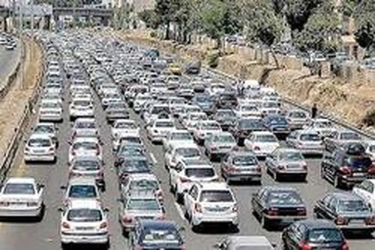 ترافیک به سمت تهران نیمه‌سنگین است