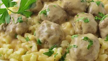 طرز تهیه کوفته سوئدی با گوشت