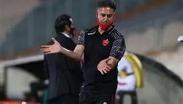 حمله تند مربی پرسپولیس به مجری تلویزیون