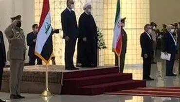 استقبال رسمی روحانی از نخست وزیر عراق در تهران + عکس
