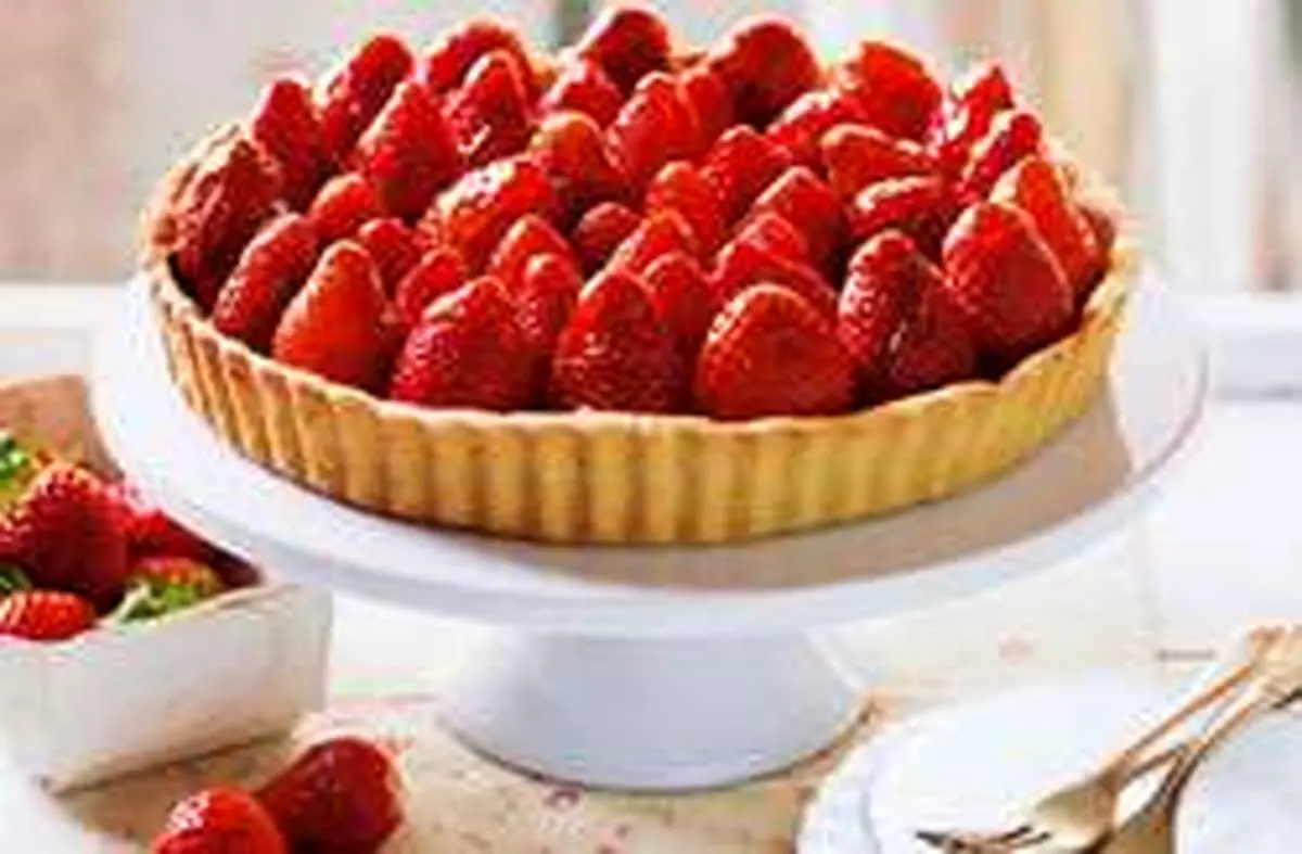 طرز تهیه تارت توت فرنگی خوشمزه
