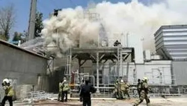 آتش‌سوزی واحد گازی نیروگاه طرشت برطرف شد