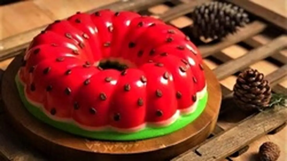 طرز تهیه ژله هندوانه زیبا